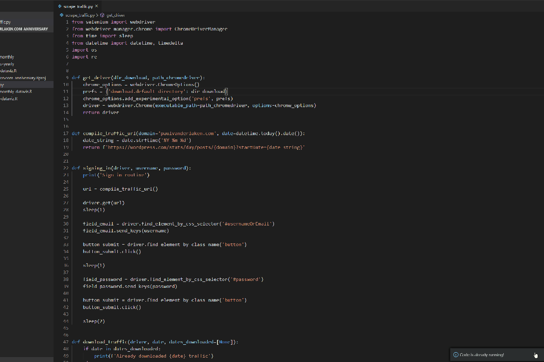 Python automation script